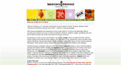 Desktop Screenshot of marvinsproduce.com