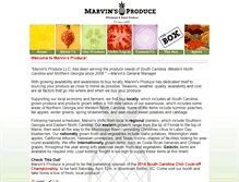Tablet Screenshot of marvinsproduce.com